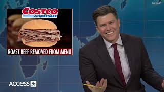 Scarlett Johansson REACTS LIVE to Colin Jost’s NSFW Joke About Her On ‘SNL’