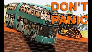 BeamNG - Epic NEW Bendy Bus with Moon Gravity - Stairway to HELL #5