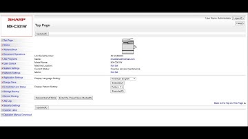 Sharp copier scan to email set up