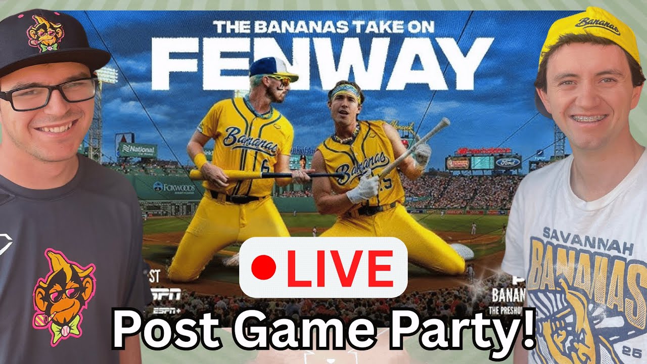 LIVE Breakdown: Savannah Bananas Take Over FENWAY PARK!! - YouTube