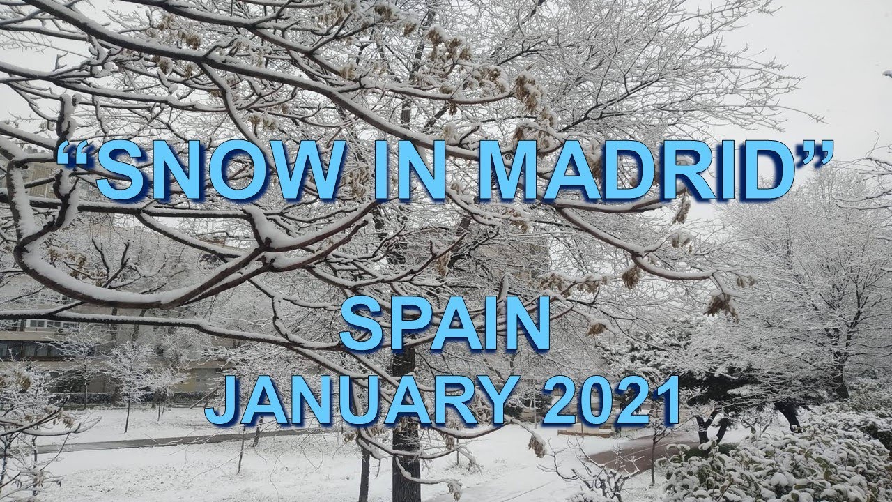 Snow In Madrid 2021 Snow In Madrid 2021