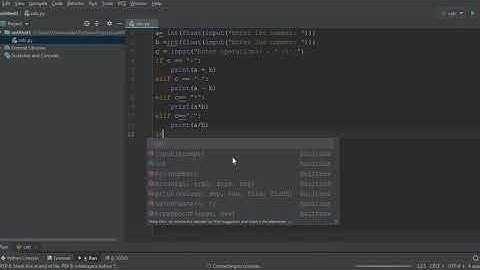 Простой калькулятор на Python