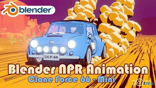Clone Force 66 Austin Mini, Blender NPR Animation