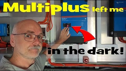 Multiplus shows Low Battery warning and won