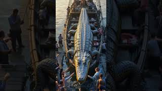 Giant Crocodile Takes Over A Ship? Myth Or Monster?