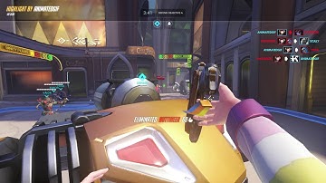 baby d va double kill