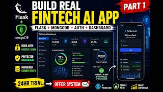 FinTech AI App Development Part 1 | Flask + MongoDB + User Auth Dashboard + Trial Prediction System
