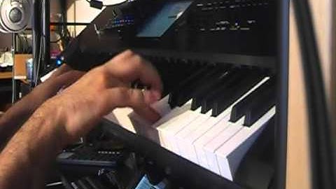 Korg Kronos 73 neo-endorphine combi demo Part 3