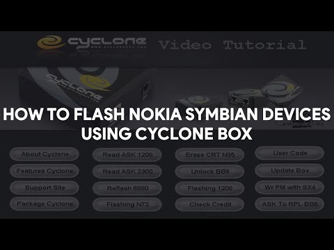 How To Flash Nokia Symbian Devices Using Cyclone Box  -  [romshillzz]