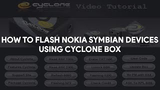 How To Flash Nokia Symbian Devices Using Cyclone Box  -  [romshillzz]