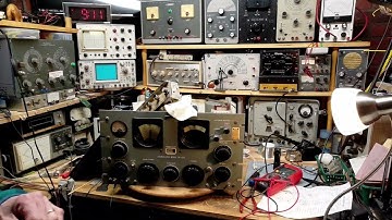 Hammarlund SP-600 Communications Receiver Video #21 - Finding the Fault
