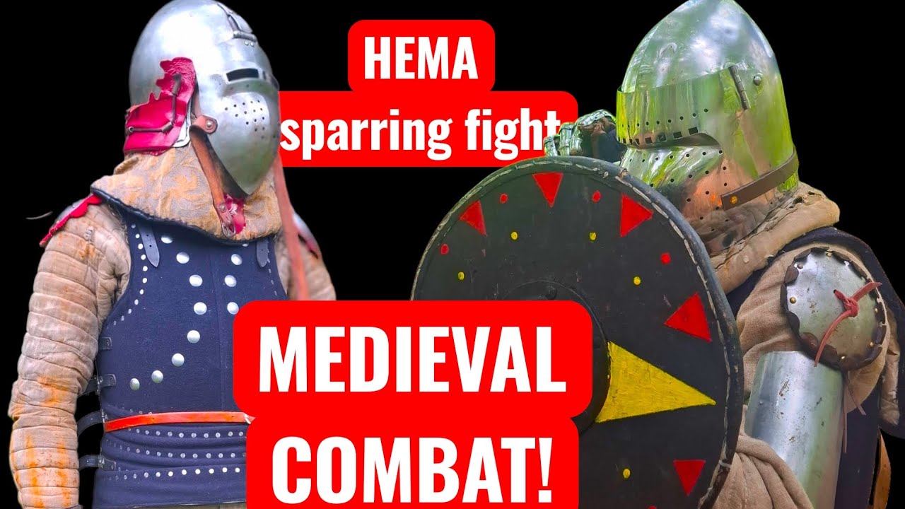 HEMA Sparring Fight | sword & Buckler + Medieval Wrestling/Ringen 