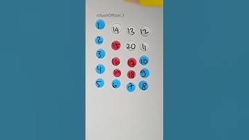 Drawing A Starlight line With Number 1 To 20 #line #maths #numbers #shorts
