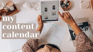 how I plan, organise and create my content (instagram, youtube, podcast)