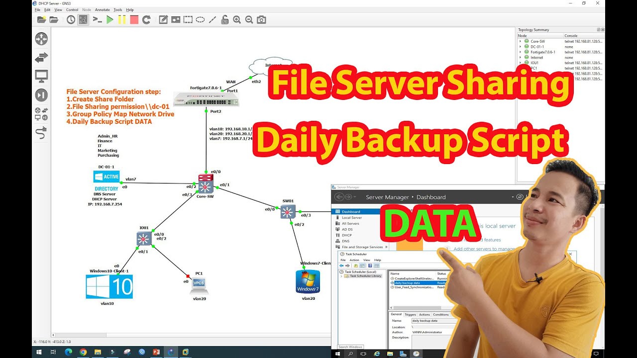 file server configuration - YouTube