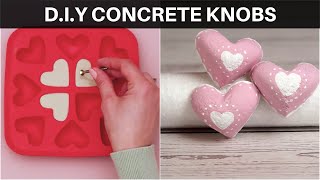 Easy DIY Concrete Knobs