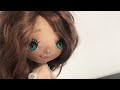 Чем я рисую лицо кукле | текстильная кукла