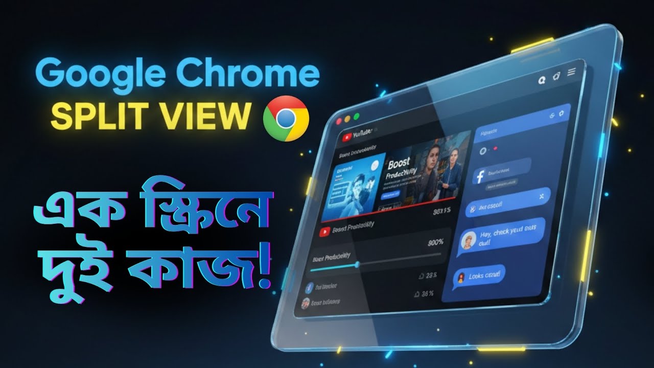 Google Chrome এর Split View Feature জানলে ব্রাউজিং আরও সহজ হবে - YouTube