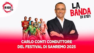 Carlo Conti conduttore del Festival di Sanremo 2025