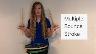 How to do a Buzz (Multiple Bounce Stroke) for the Beginning Drummer