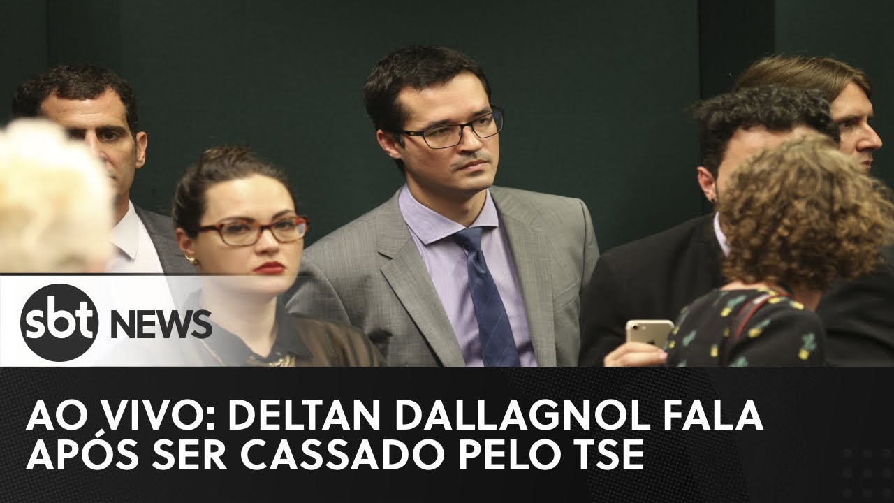 🔴 Ao vivo: Deltan Dallagnol fala após ser cassado pelo TSE - YouTube
