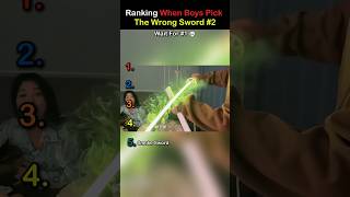 Ranking When Boys Pick The Wrong Sword