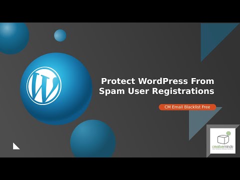 Protect WordPress From Spam User Registrations With CM Email Blacklist - Free WordPress Plugin Guide