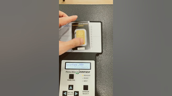 Testing Argor-Heraeus 1 oz Minted Gold Bar with Sigma Metalytics Precious Metal Verifier