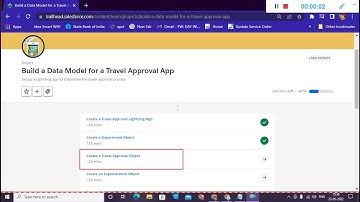 Create a Travel Approval Object | Build a Data Model for a Travel Approval App | Salesforce