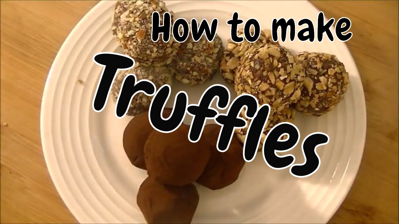 How to make truffles(3 Ways)(Chocolate truffles)(candy)(chocolate)(cook