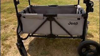 Jeep Deluxe Wrangler Stroller Wagon with Cooler Bag and Parent Organizer by Delta Children Review
