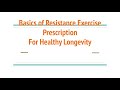 Basics principles of a resistance #exercise program for most adults. #exerciseismedicine #strength