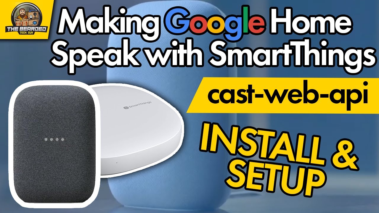 add google home speaker to smartthings