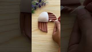 DIY how to make polymer clay cookies #shorts Resimi