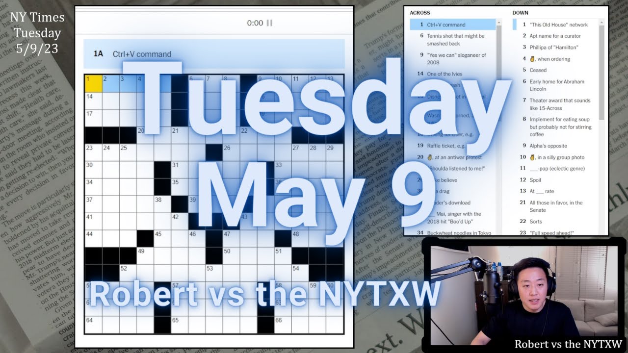 Whither scissors? [0:15/2:15] || Tuesday 5/9/23 New York Times ...