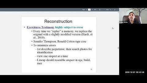 Psychology 101 Chapter 8 (Memory) Lecture Part 2