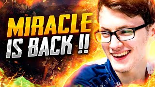 Miracle is back on MAIN ACCOUNT !!