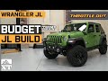 Lifted Jeep Wrangler JL Budget Build 🚙 | Daily Driven Custom Jeep Wrangler JL Build - Throttle Out