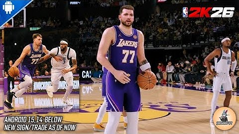 NBA 2K20 - 2K26 Updated Roster | Updated Jersey | New Sign/Trade | Gameplay | Lakers vs Dallas