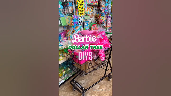 Barbie Party DIYs #dollartreediy #DIY #diypartydecor #diyparty #Barbie #Barbieparty #Viral #FYP