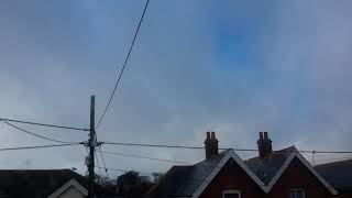 20th January 2018 time lapse sky. Sunset. Chem sky