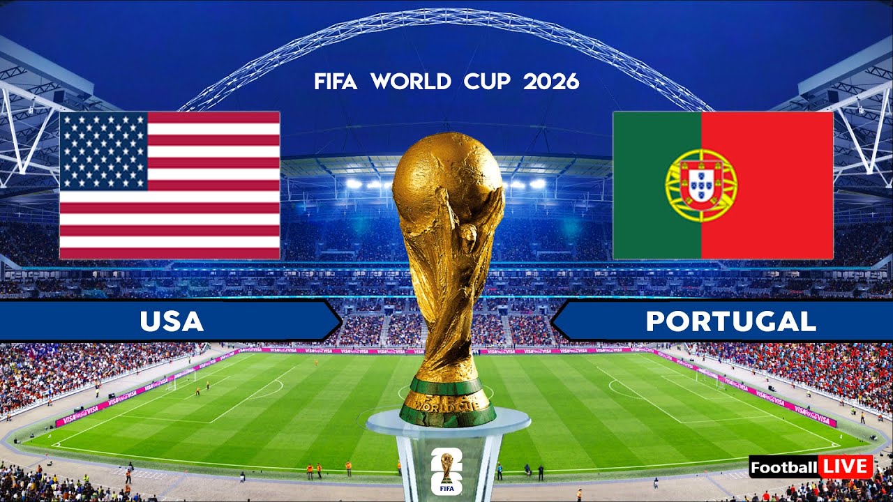 USA vs PORTUGAL - FIFA World Cup 2026 | Full Match All Goals | Ronaldo vs USA | Simulation PES