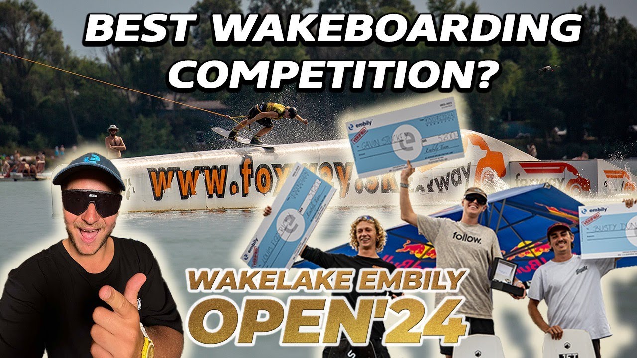Best Wakeboarding Competition Of 2024?! - Embily Open Wakelake 2024 - Bratislava