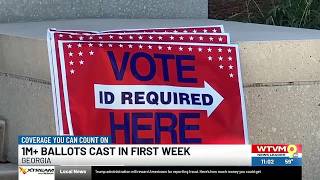 Record early voting turnout reported in Georgia, Columbus