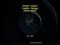 Global Nighttime Change of Lights - (NASA SVS) ⭐️