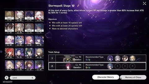 Memory of Chaos 10, Team 1 Only, 2 Cycle Clear, E0S2 Swordplay Seele | Honkai: Star Rail
