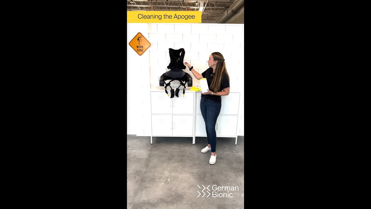 Did You Know? You can clean our exoskeleton easily!