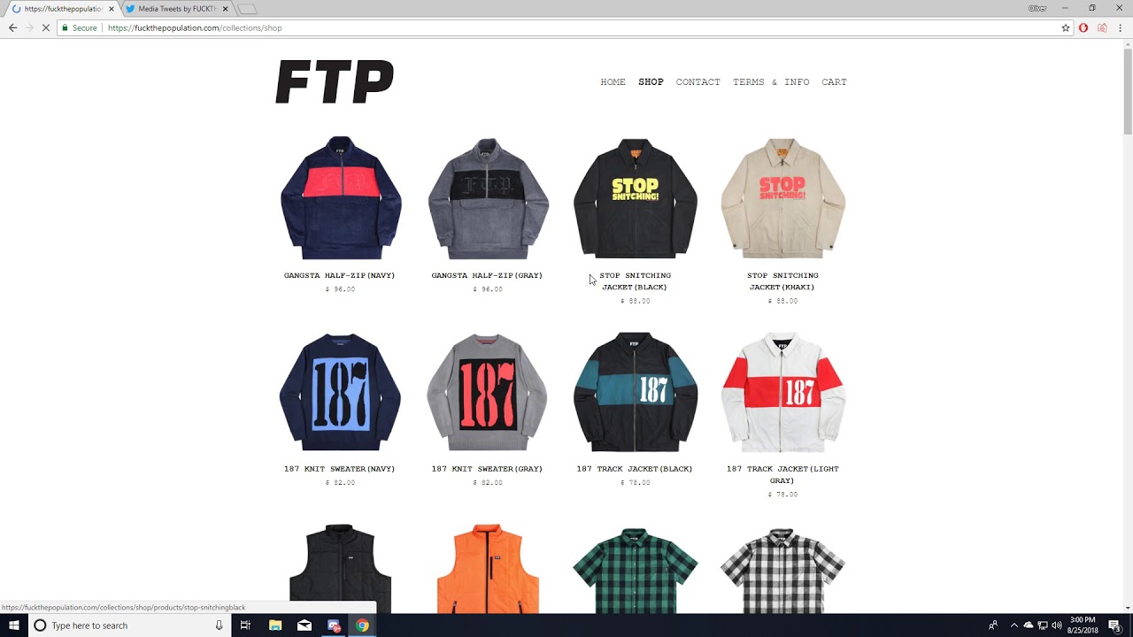 FTP LIVE cop!!!! August 25 Drop!
