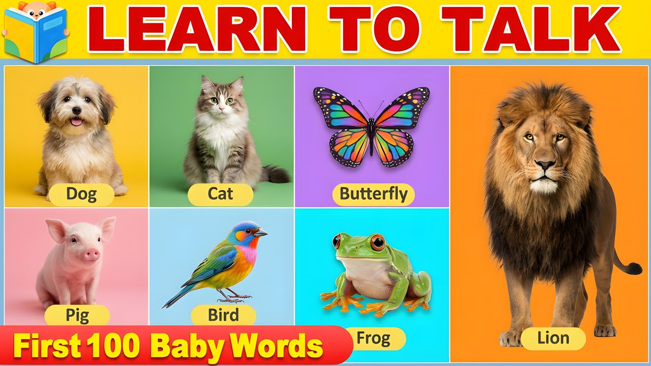 First 100 Words for Toddlers | Speech Development & Vocabulary | Learn To Talk