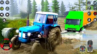 Real Tractor Pulling Simulator Offroad City Mod Android Gameplay screenshot 5